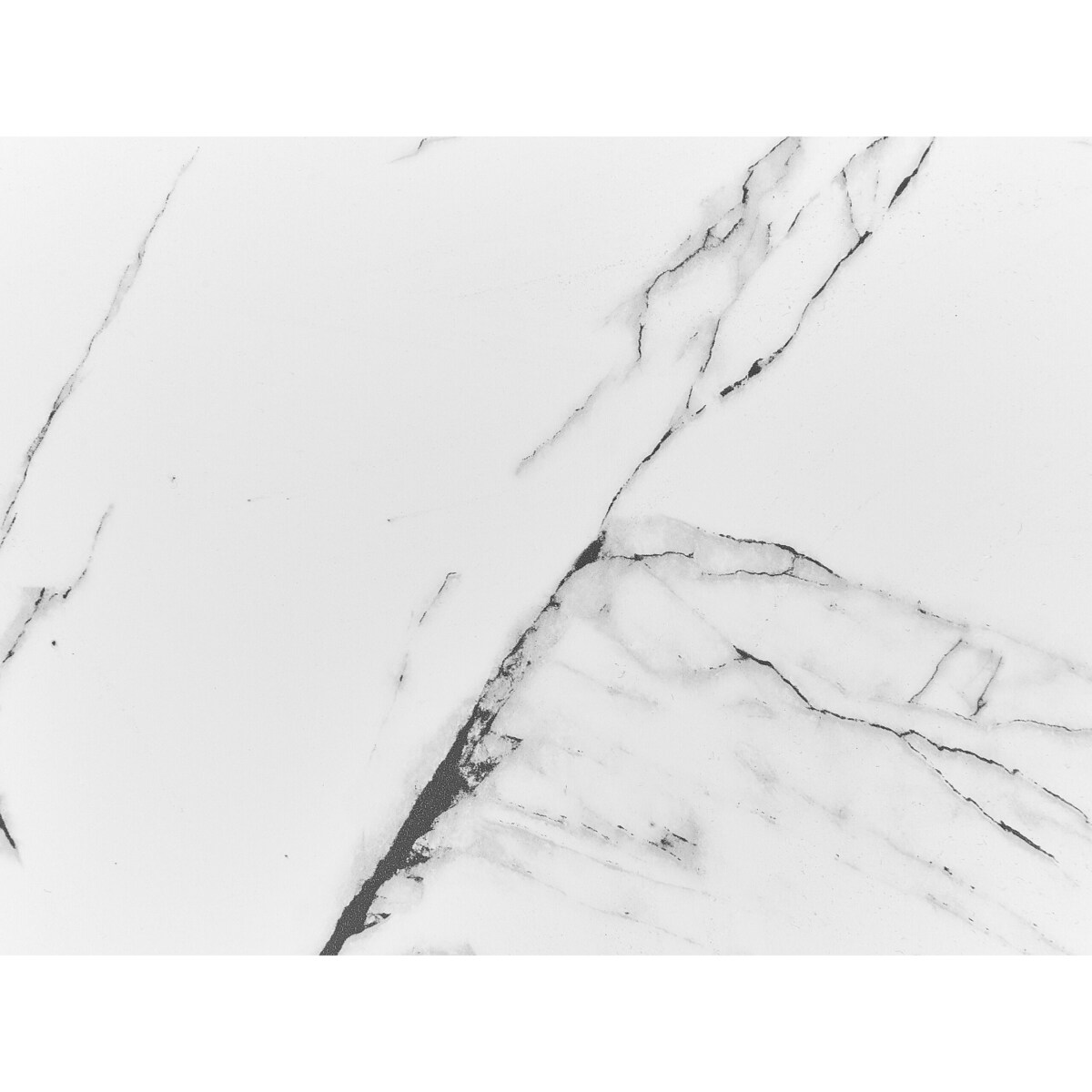 Stolik kawowy efekt marmuru biało-czarny BIDDLE