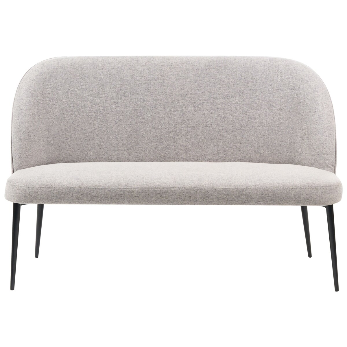 Ławka tapicerowana 2-osobowa jasnoszara OSBY