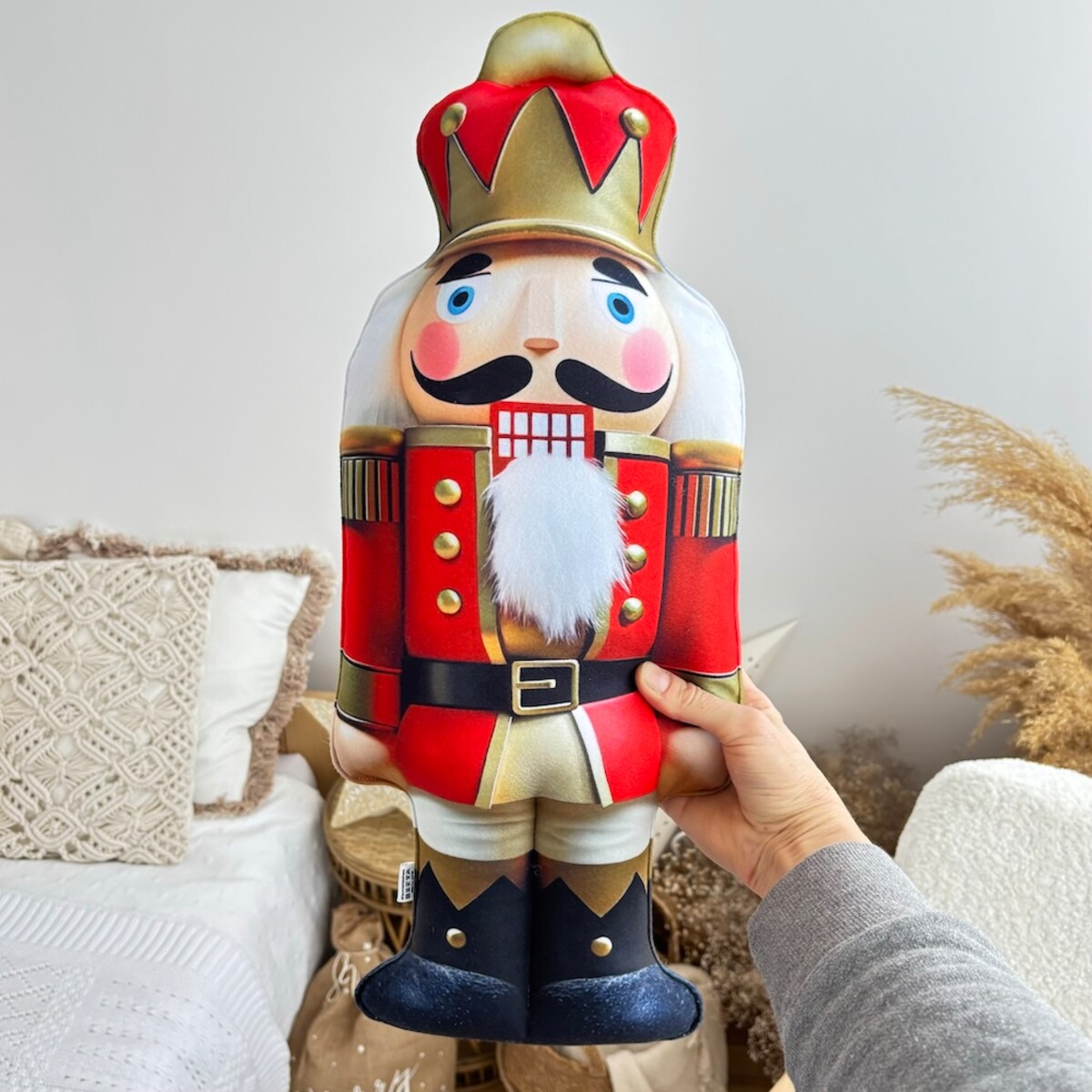 Poduszka świąteczna Dziadek do orzechów