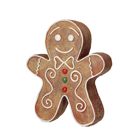 Figurka dekoracyjna Gingerbread Man I 25x7x30 cm boże narodzenie, święta, świąteczne, brązowy, 25x7x30 cm