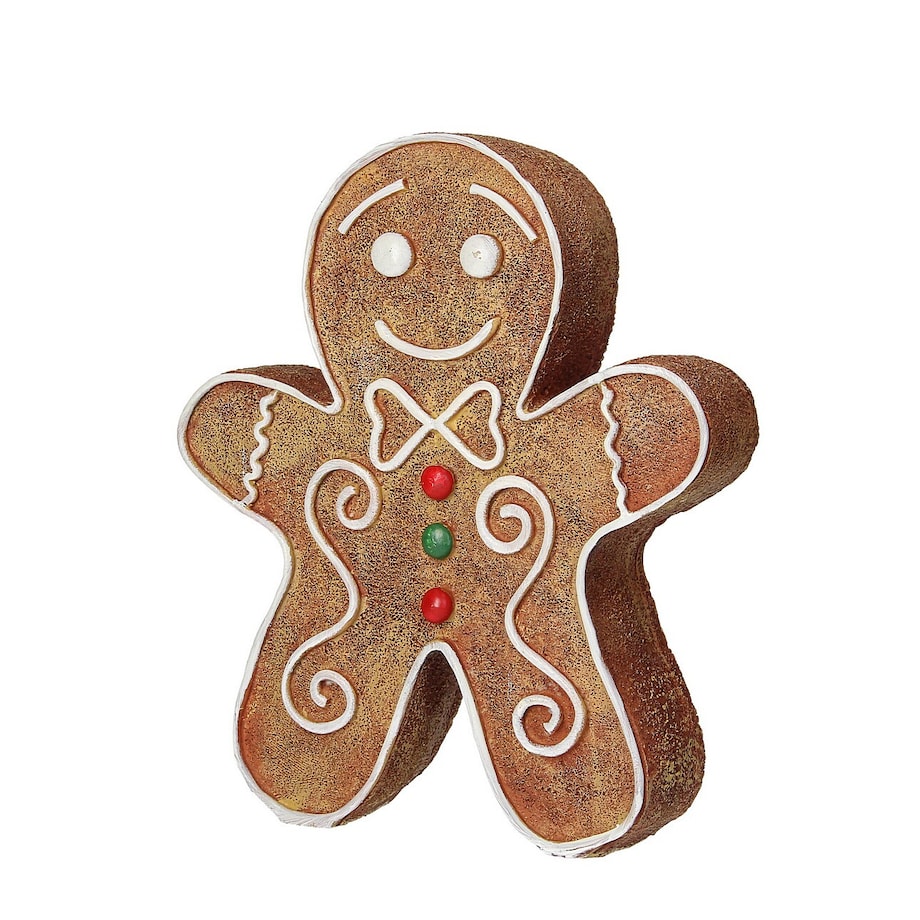 Figurka dekoracyjna Gingerbread Man I 25x7x30 cm boże narodzenie, święta, świąteczne, brązowy, 25x7x30 cm