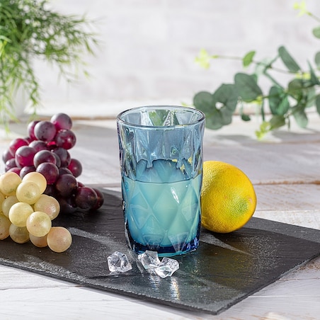 Szklanka Basic Blue 350ml, ⌀8 x 12,5cm