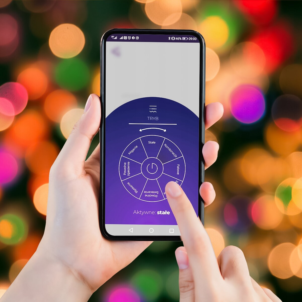 Kurtyna Led Całoroczna Sterowana Aplikacją Dekoracja Świetlna 200 Girlanda
