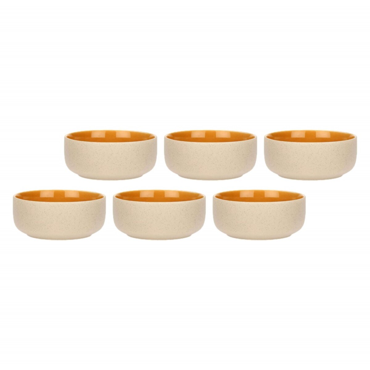 ROSE&TULIPANI ARPEGGIO Zestaw 6 miseczek pomarańczowy 14.5 cm