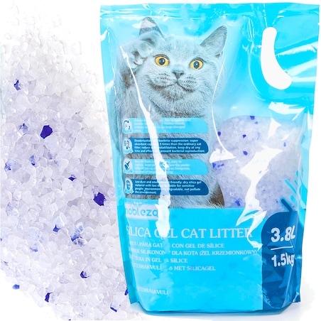 Żwirek Dla Kota Silikonowy Do Kuwety 3,8 L Niezbrylający Bezpyłowy