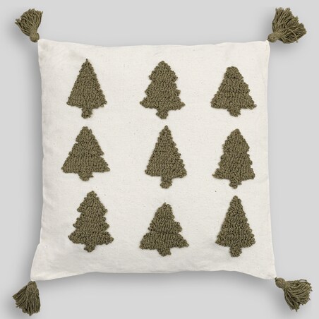Poduszka Christmas Tree II 45x45 cm boże narodzenie, święta, świąteczne, ecru, 45x45x5 cm