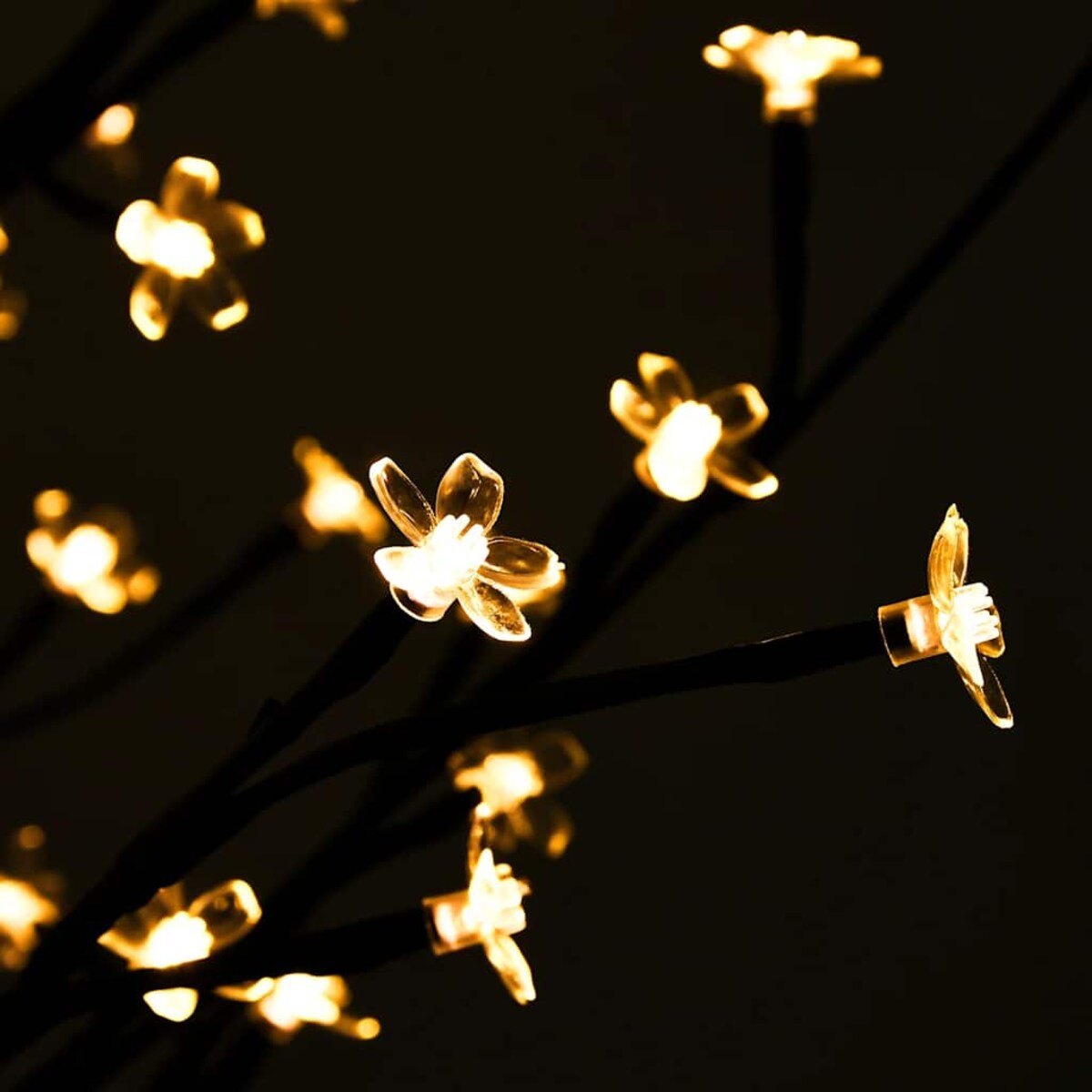 vidaXL Drzewko wiśniowe, 220 LED, ciepła biel, 220 cm