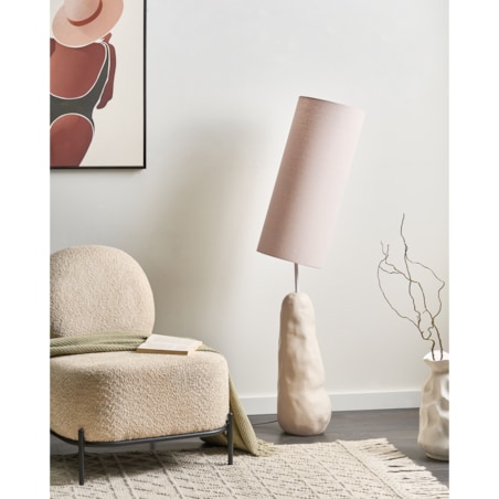 Lampa podłogowa SELB Ceramika Jasnobeżowy