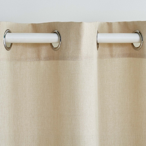 Zasłona z metaliczną nitką ZELINE, 140 x 260 cm