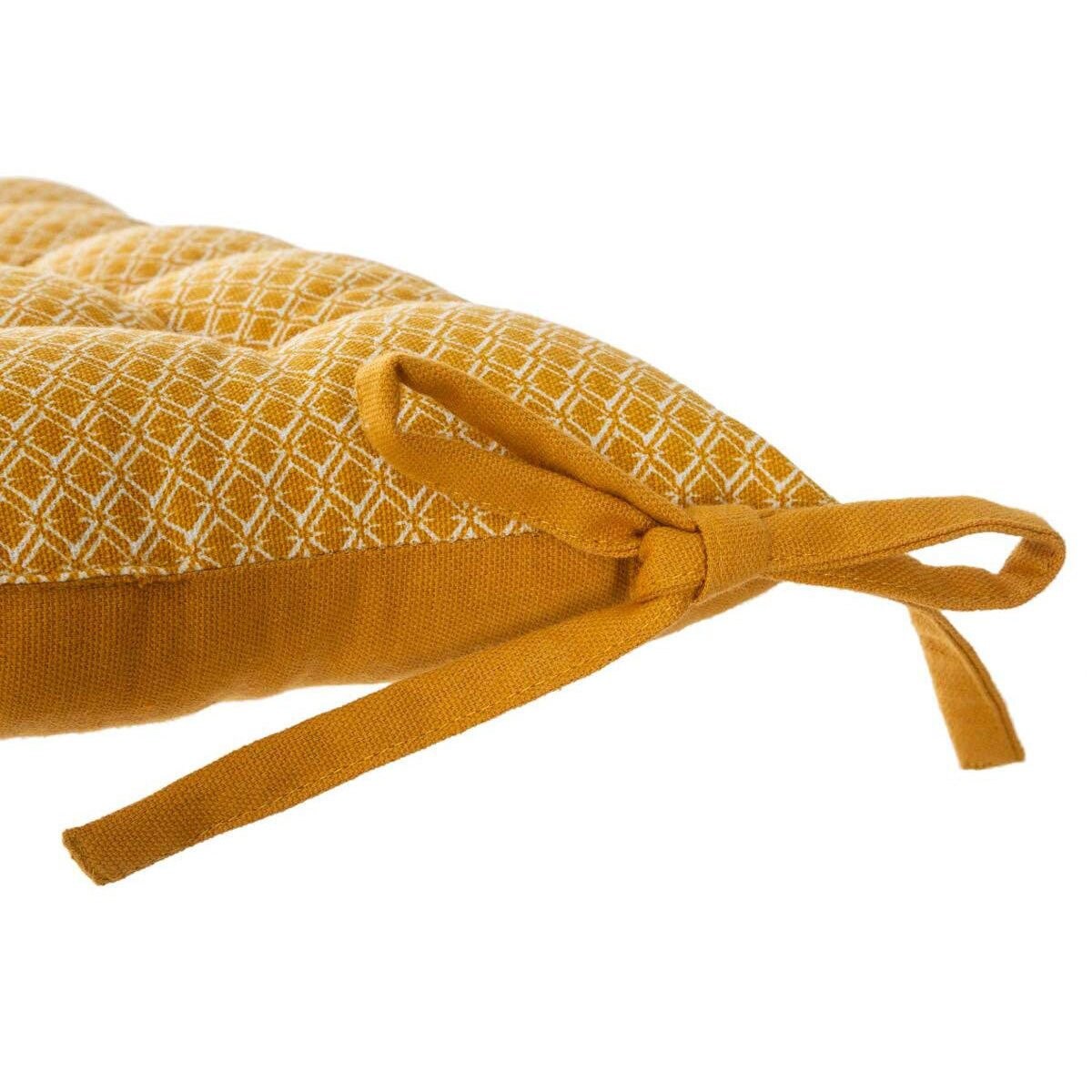 Poduszka na krzesło pikowana z wiązaniem OTTO, 37 x 37 cm