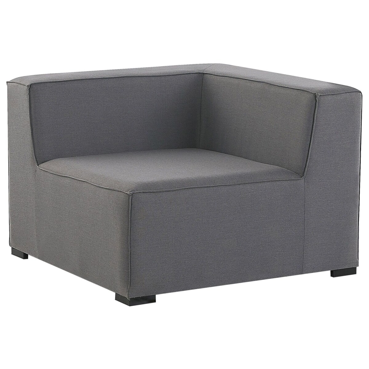 Zestaw ogrodowy 7-osobowy lewostronny szary AREZZO