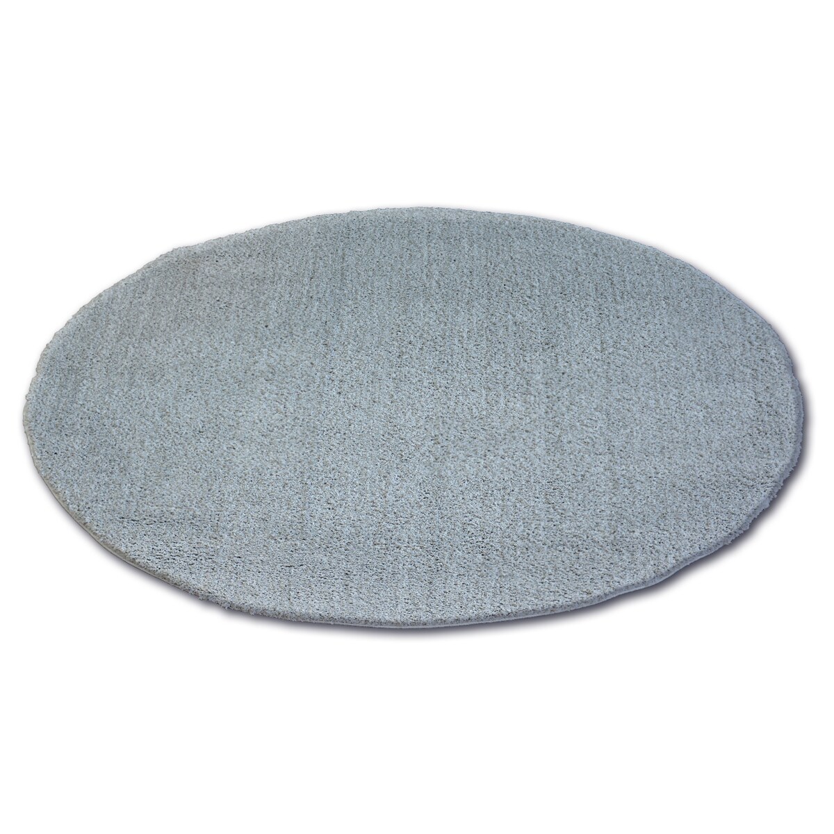 Dywan koło SHAGGY MICRO srebrny koło 120 cm