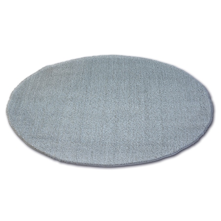 Dywan koło SHAGGY MICRO srebrny koło 120 cm