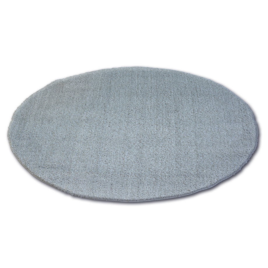 Dywan koło SHAGGY MICRO srebrny koło 120 cm