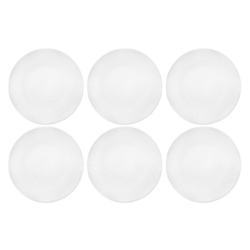 SELTMANN LIFE FASHION LUXURY WHITE Zestaw 6 talerzy obiadowych 28 cm