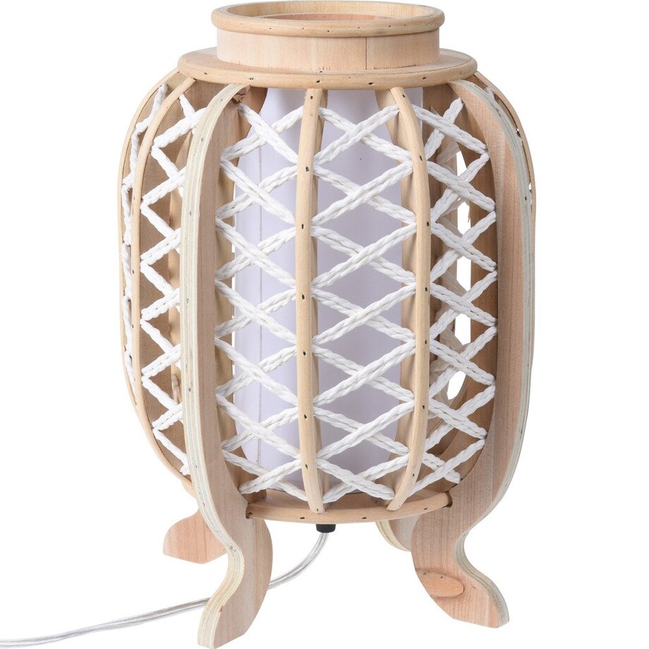 Lampion dekoracyjny, latarnia z drewna do wnętrz