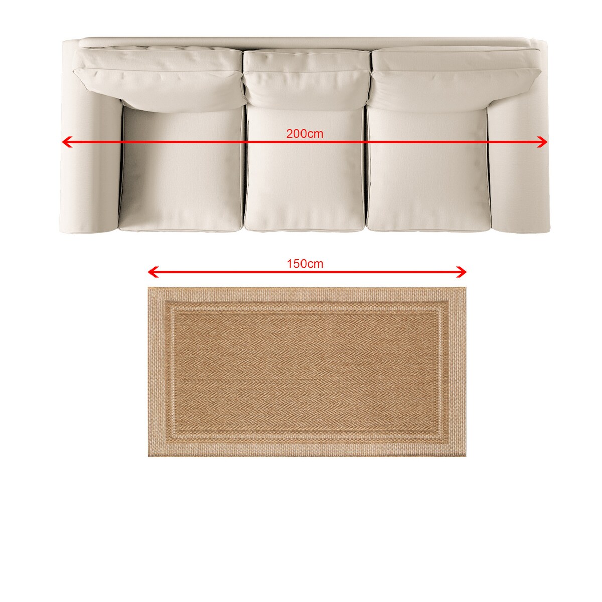 Dywan Sienna camel 80x150 cm, 80x150 cm