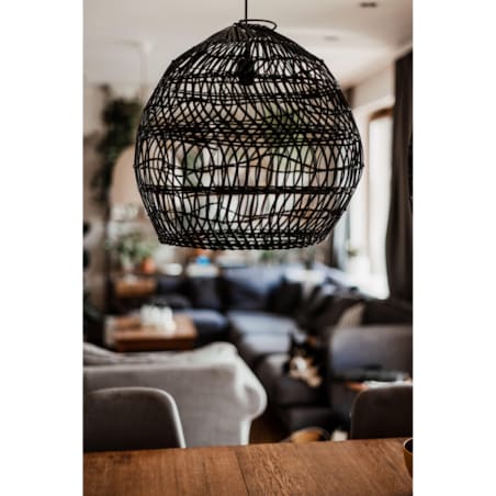 Lampa wisząca Cezar XL czarna Monnarita