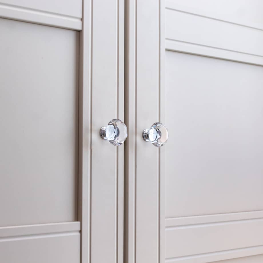 Gałka meblowa uchwyt meblowy kryształowa diamentowa glamour 31mm