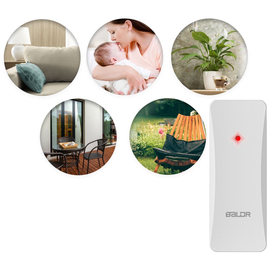 Bezprzewodowa stacja pogodowa pogody higrometr Baldr