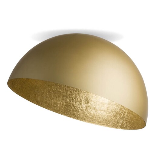 Złota lampa sufitowa Sfera glamour plafon do przedpokoju