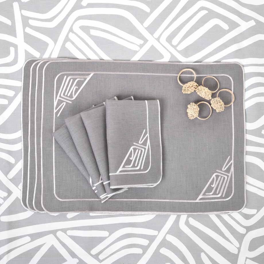 Haftowane podkładki Infinity - 4 sztuki