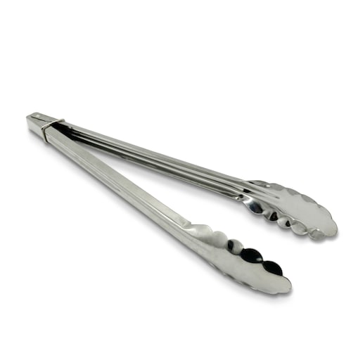 Szczypce metalowe kuchenne grillowe do grilla grill 30cm MAESTRO