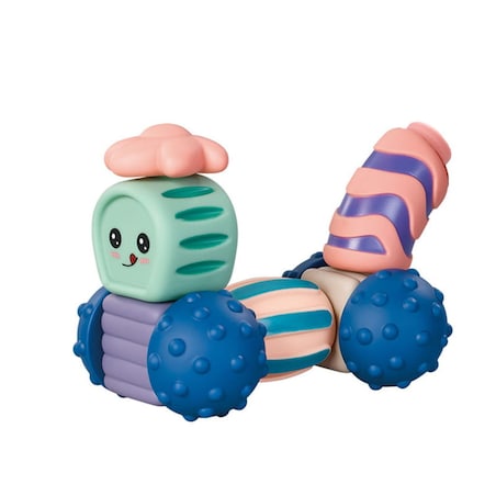 Robociki z Księżyca - miękkie klocki sensoryczne 12 elementów