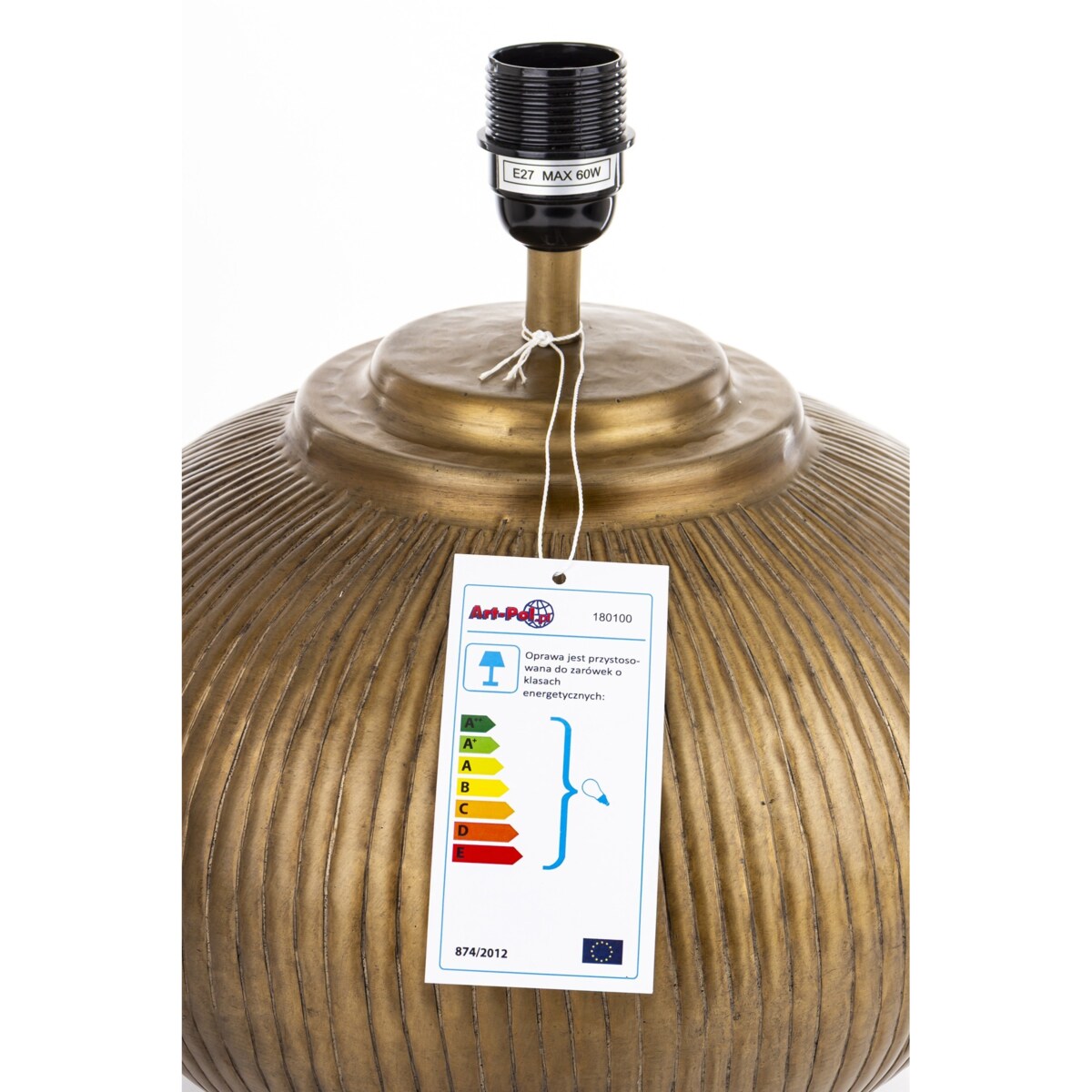 Lampa stołowa 51x40,5x40,5 cm TAVINI beżowy