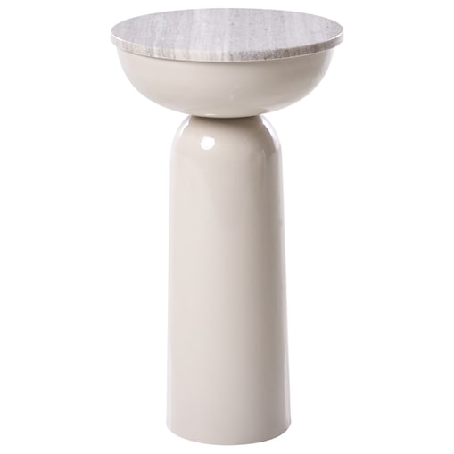 Stolik pomocniczy FALCON Metal Beżowy