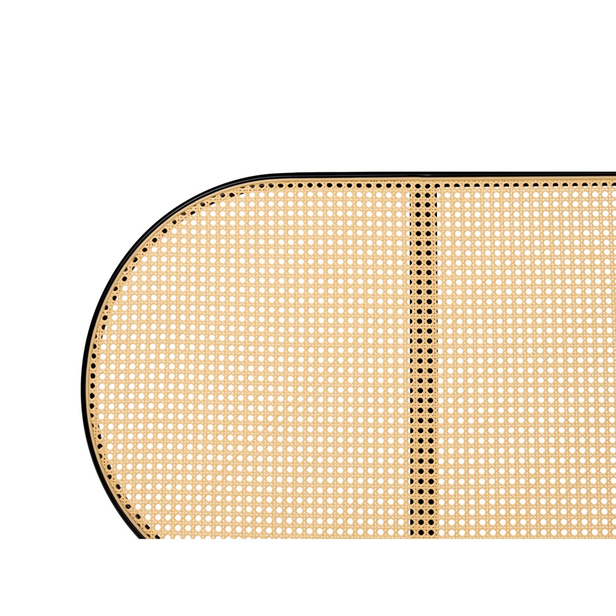 Łóżko Metal BOULIN 180 x 200 cm Czarny