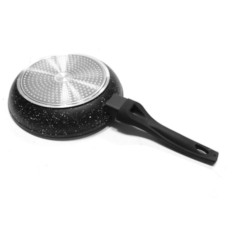 Patelnia granitowa z pokrywką 26cm indukcja gaz KLAUSBERG Marmo Gold