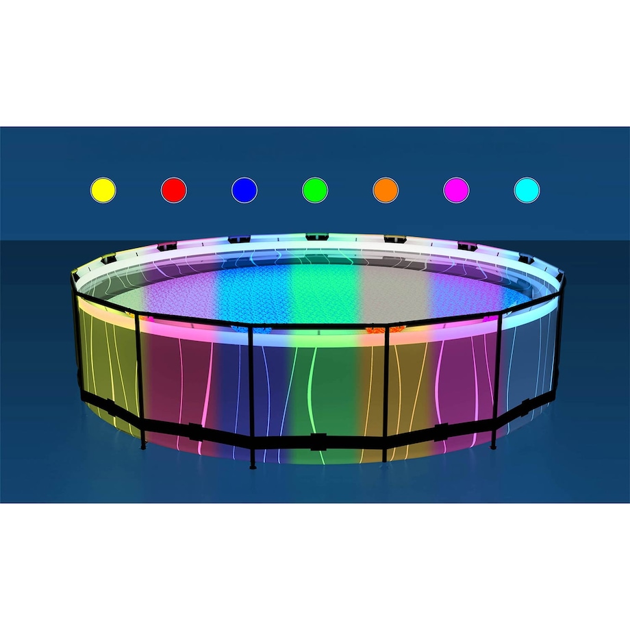 Basen ogrodowy stelażowy 457x107 cm Bestway zestaw 13w1