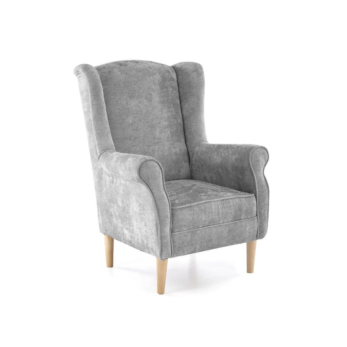 Fotel uszak HERMES szary