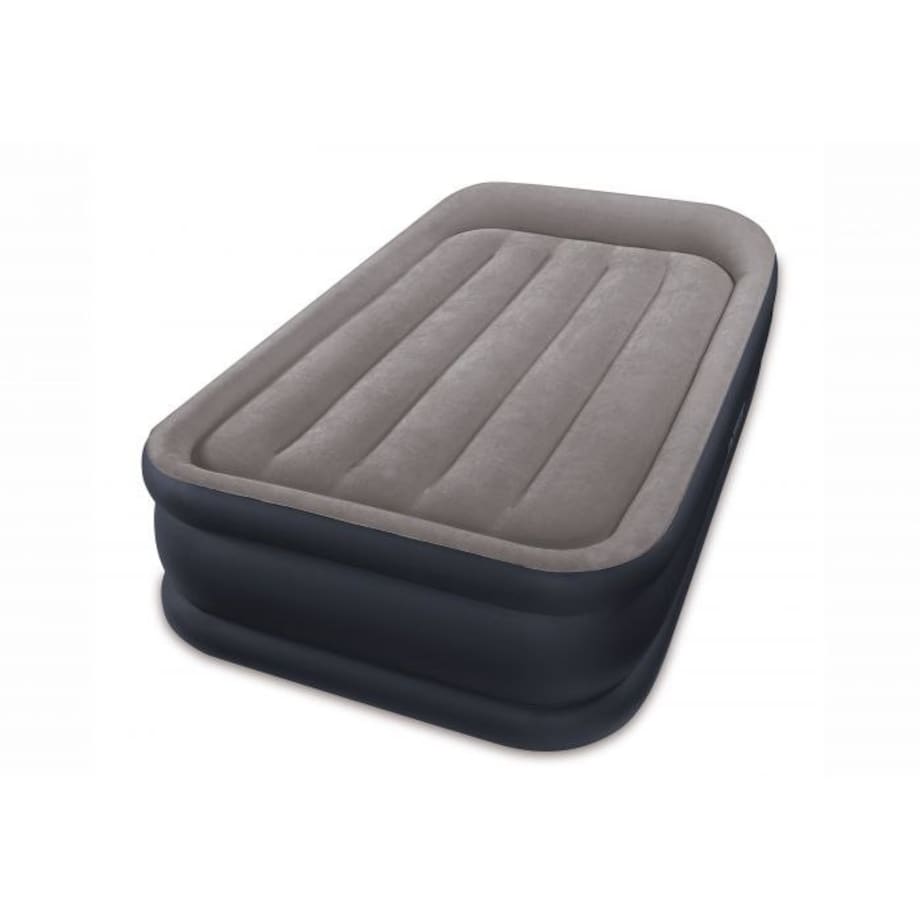 Materac welurowy z pompką 191x99x42 cm INTEX