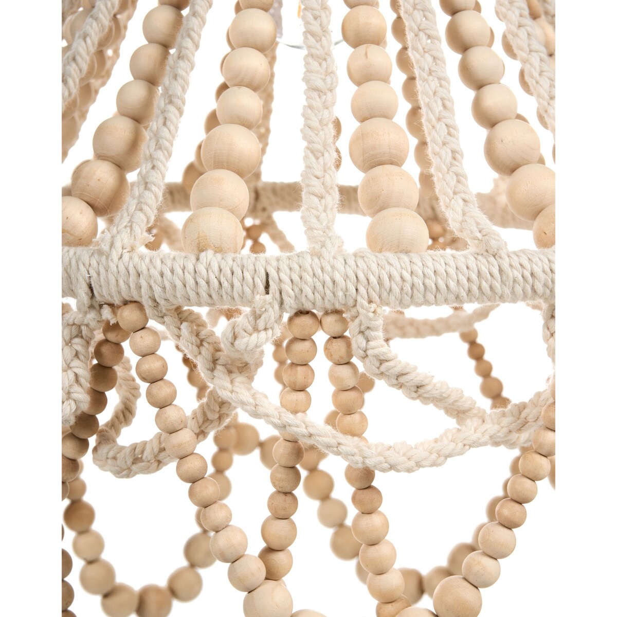 Żyrandol MENIK Drewno Jasnobrązowy