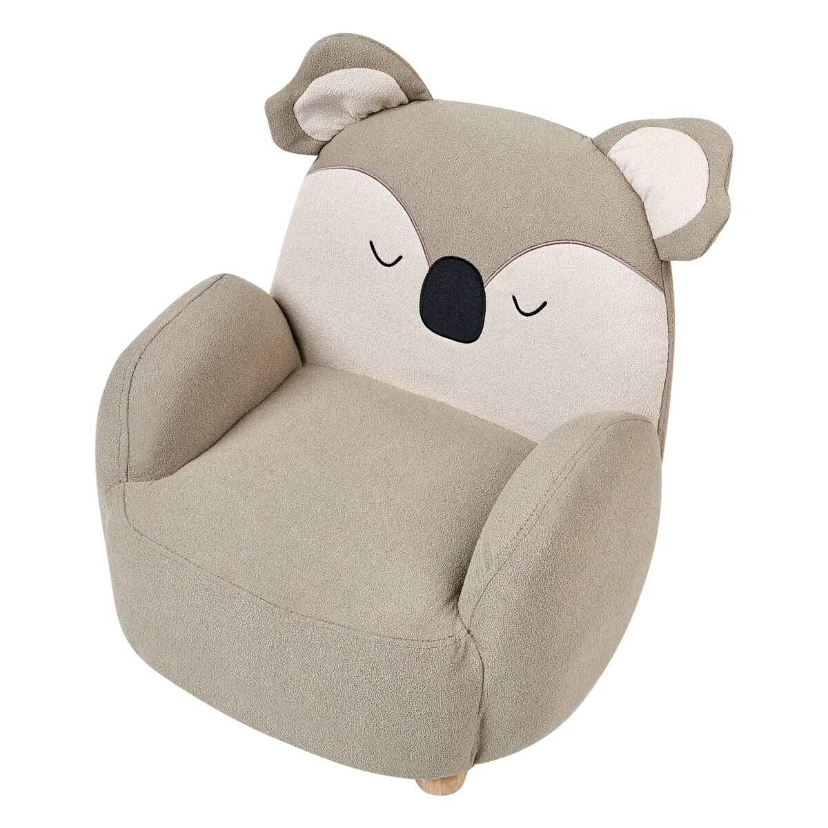 Fotel dziecięcy koala beżowoszary HERVIK