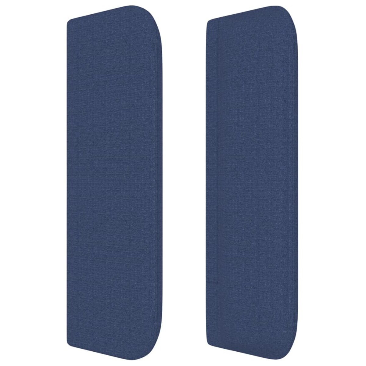 vidaXL Zagłówek uszak, niebieski, 103x16x78/88 cm, tkanina