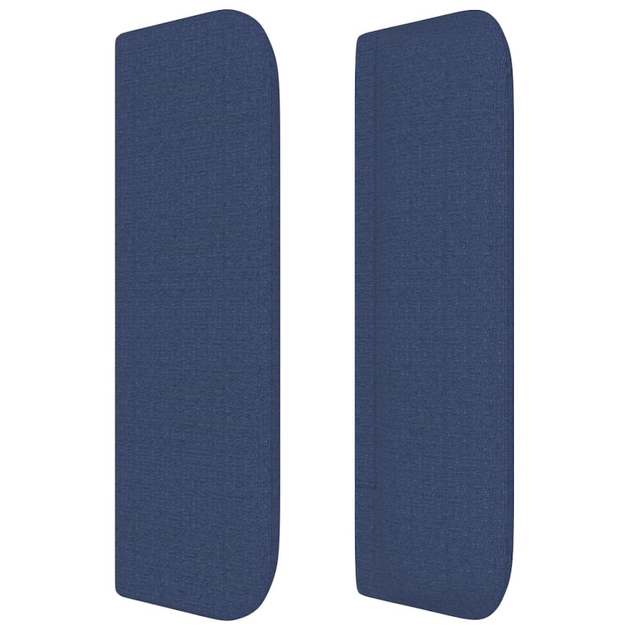 vidaXL Zagłówek uszak, niebieski, 103x16x78/88 cm, tkanina