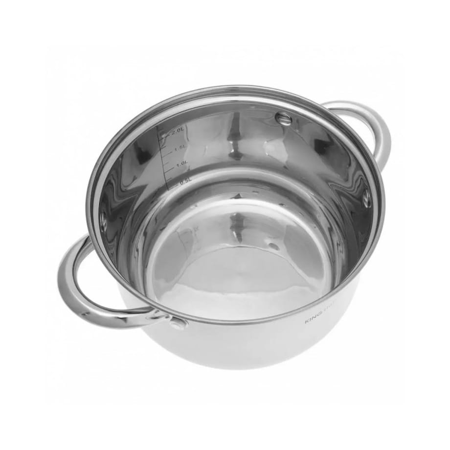 Zestaw komplet garnków garnki stal 6-ele 2.1/2.9/3.9L indukcja gaz KINGHOFF