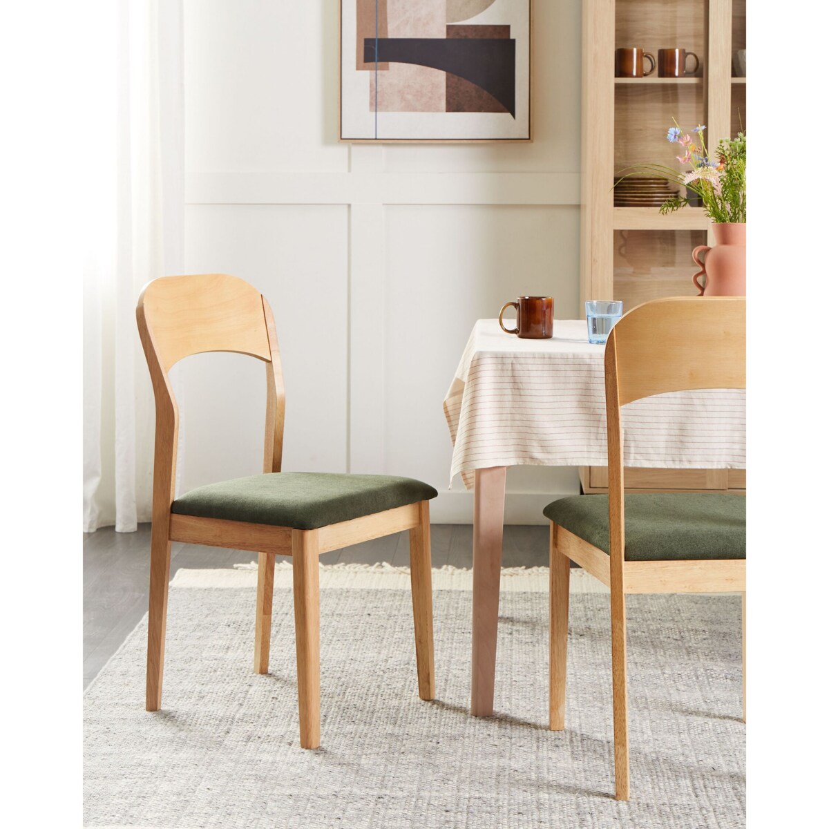 Krzesło do jadalni Jasne drewno ALVIN