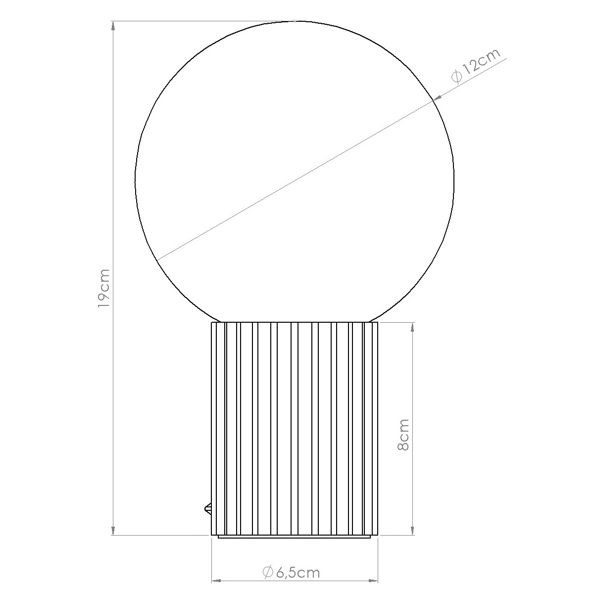 Lampa biurkowa HALO ultramaryna