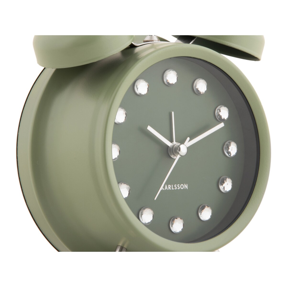 Budzik glamour GLAM DIAMONDS, Ø 11,8 cm