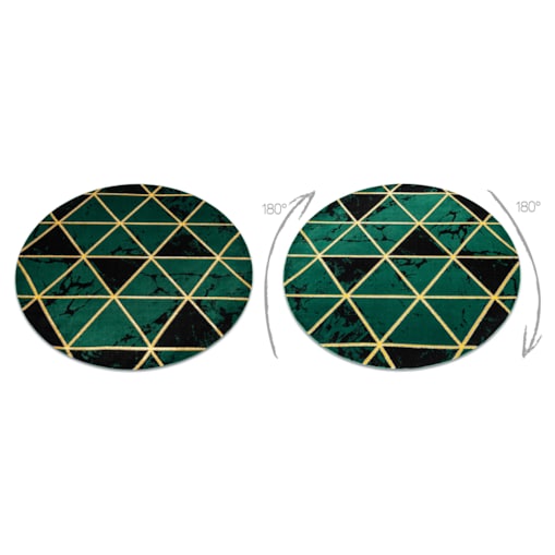 Dywan EMERALD ekskluzywny 1020 koło - koło 200 cm