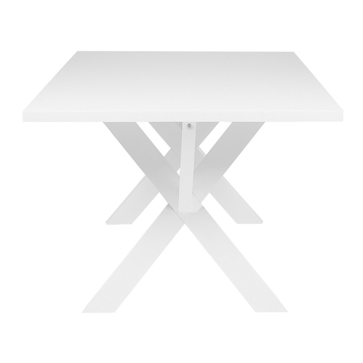 Stół do jadalni 180 x 100 cm biały LISALA