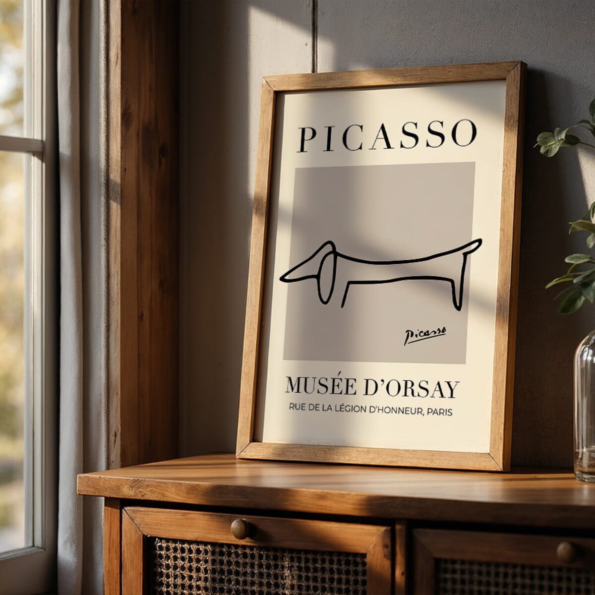 plakat picasso dog 50x70