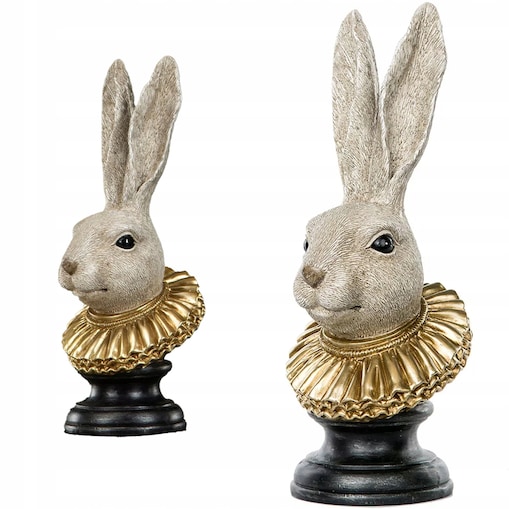 ZAJĄC WIELKANOCNY DUŻY 50cm FIGURKA GŁOWA ZAJĄCA WIELKANOC KRÓLIK ZAJĄCZEK