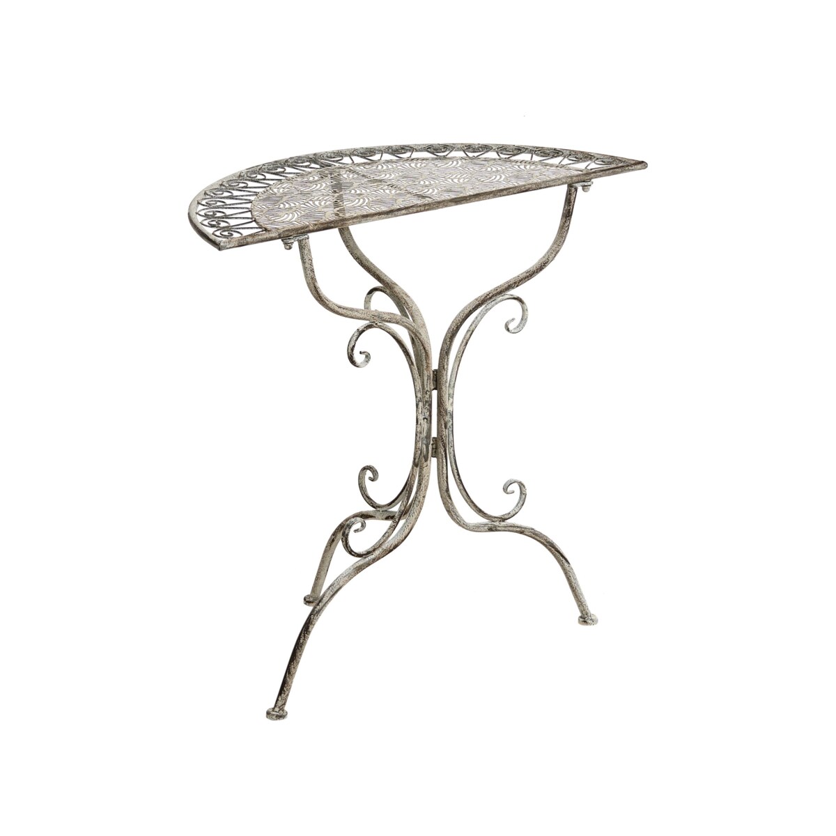 Stolik bistro NURRA 36 x 80 cm Metal Szary