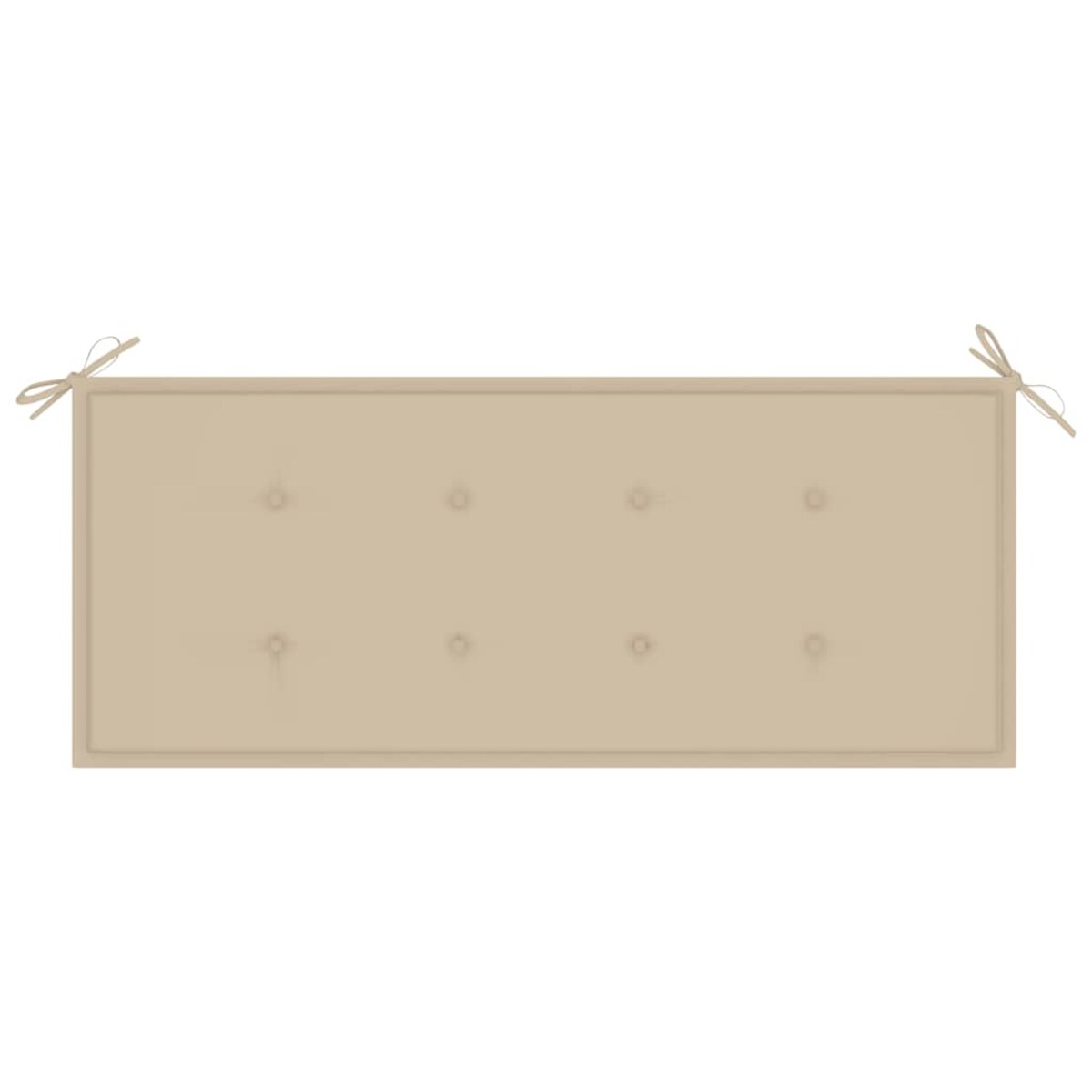 vidaXL Ławka ogrodowa z poduszką, 120 cm, bambusowa