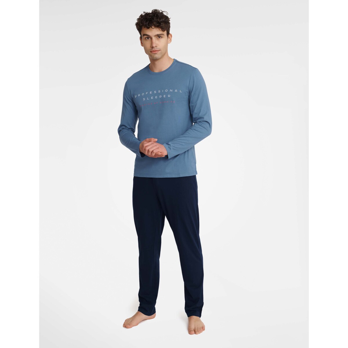 Piżama Insure 40963-55X Niebiesko-Granatowa Niebiesko-Granatowy, XXL